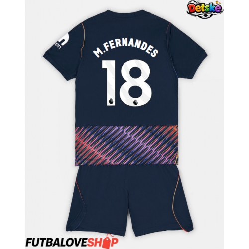 Dres Tottenham Hotspur Mateus Fernandes #18 Preč pre deti 2026-27 Krátky Rukáv (+ trenírky)